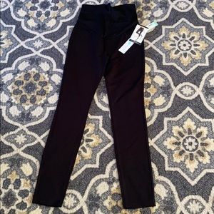 Black Liverpool maternity dress pants